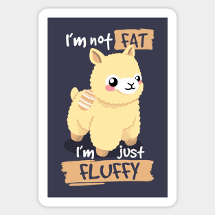 Fluffy alpaca Sticker